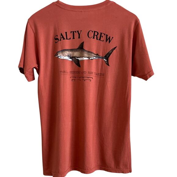 Salty Crew Men's Shark Tee - Thrill Seekers & Risk Takers - Medium - NWOT - Picture 2 of 5
